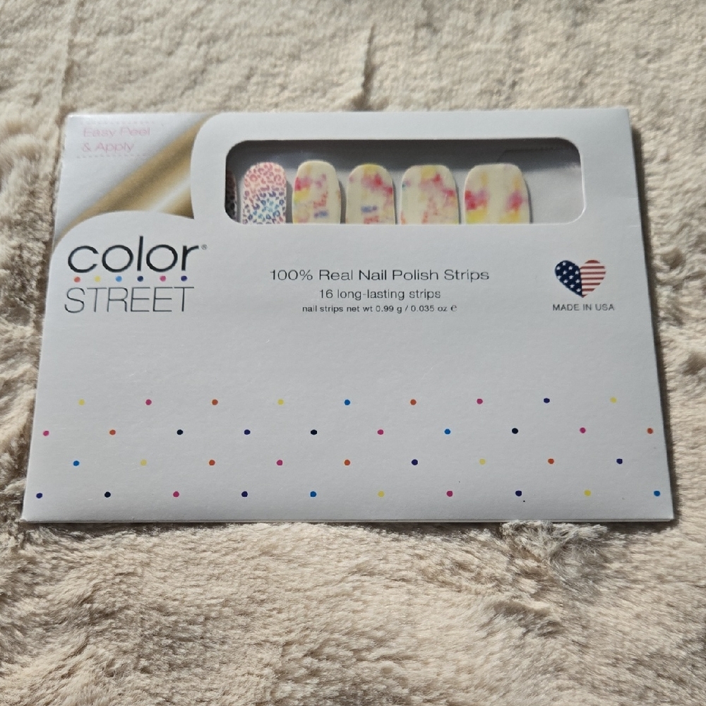 2/$15 🩷 Color Street Pastel Floral Nail Strips